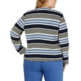 thumbnail image 3 of Anne Klein Womens Tulip Jacket, Blue, Plus Size, 18W, 3 of 3