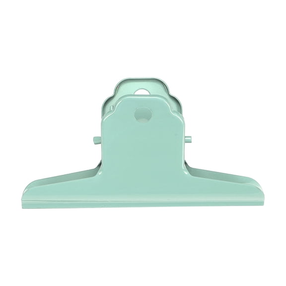 Uxcell Extra Large Binder Clips, 3.9" Metal Chip Clips Paper Clamps Hinge Clamp for DIY Crafts, Paintings, Drawings, Photos, Snacks, Foods Home Office Supplies, Green