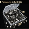 thumbnail image 5 of Mr. Pen- Thumb Tacks, 500 Pack, Black, Flat Push Pins, Thumbtack, Flat Thumb Tacks, Metal Push Pins, Thumbtacks, Push Pin, Thumb Tack, Thumbtacks Flat, Flat Push Pins for Bulletin Board, 5 of 9