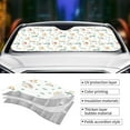 thumbnail image 3 of Yiaed Cartoon House Print Car Windshield Sunshade Front Auto Car Front Window Sun Shade Foldable Sun Visor Shield Cover Auto Accessories for Sedan SUV Truck-Medium, 3 of 5