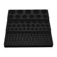 thumbnail image 1 of Caja de almacenamiento para fresas, dispensador de brocas, organizador multifuncional con base antideslizante, soporte profesional para herramientas, negro, 1 of 8