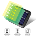 thumbnail image 4 of Lámparas solares para exterior, lámpara solar de 56 LED para exterior con detector de movimiento, resistente al agua IP65, ángulo de iluminación de 120 °, lámpara de pared solar para jardín con cable Xemadio 2033578, 4 of 9