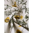 thumbnail image 7 of MODA NOVA Juniors Floral Round Neck Ruffled 3/4 Sleeves Flowy Chiffon Blouse, 7 of 7