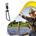 thumbnail image 3 of Sonducket 20 piezas pesca Snap giratorio Rolling Fish conector cambio rápido resistente al desgaste Durable 8 en forma Snaps peces giratorios Pescar, 3 of 6