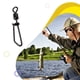 thumbnail image 4 of Eigraketly 20 piezas pesca Snap giratorio conector de pez rodante 8 en forma Snaps pesca Terminal aparejos peces giratorios accesorio Pescar, 4 of 6