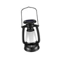 thumbnail image 3 of Farol vintage para exterior, decoración de paisaje, lámpara de mesa, ligero, regulable, colgante. L negro con solar, 3 of 8