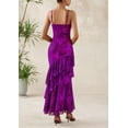 thumbnail image 2 of Vestido largo PRETTYGARDEN 2025 con estampado floral de verano morado, 2 of 9