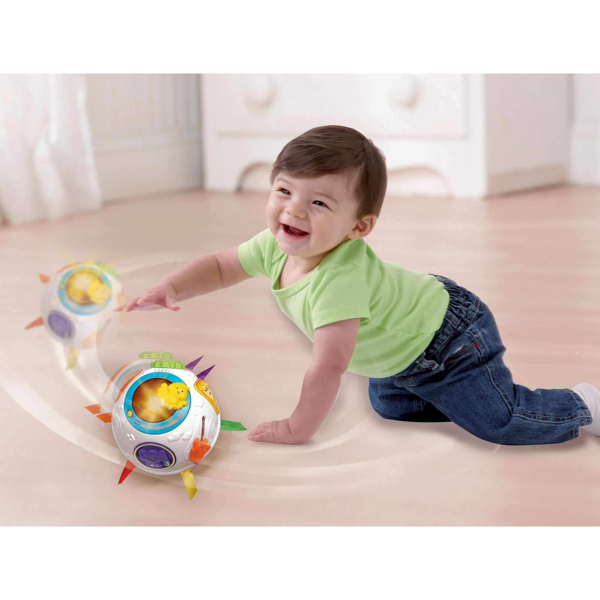 Vtech Light And Move Learning Ball, Red