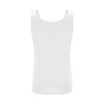 thumbnail image 3 of AKOEE Summer Tank Tops Women Loose Fit Casual Basic Tees Crewneck Sleeveless Plain Tshirts with Pleats (2XL, White), 3 of 6