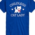 thumbnail image 3 of Instant Message - Childless Cat Lady Kitten Short Sleeve Graphic T-Shirt, 3 of 6