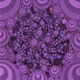 thumbnail image 1 of Ahgly Company Machine Washable Indoor Square Transitional Purple Iris Purple Area Rugs, 6' Square, 1 of 7