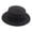 Black, variant on Sun Hats for Women Wide Brim Straw Boater Hat Foldable Packable Beach Caps Ladies Summer Ribbon Bow Panama Cap Brown