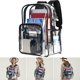 thumbnail image 2 of Mochila Con Cremallera Transparente Simple, Mochila Que Combina Con Todo, Mochila Impermeable Versátil Para Viajar, 2 of 4