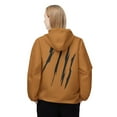 thumbnail image 4 of Effete Feline Claw Marks Scratch Windbreaker Jacket (AOP), 4 of 10