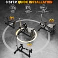 thumbnail image 4 of GXMMAT Leg Extension and Curl Machine - Professional Lower Body Workout Equipment for Home Gym, 400lbs Capacity with Adjustable Backrest & Leg Roller, Compact Design (47.24"x42.13"x16.54"), 4 of 8