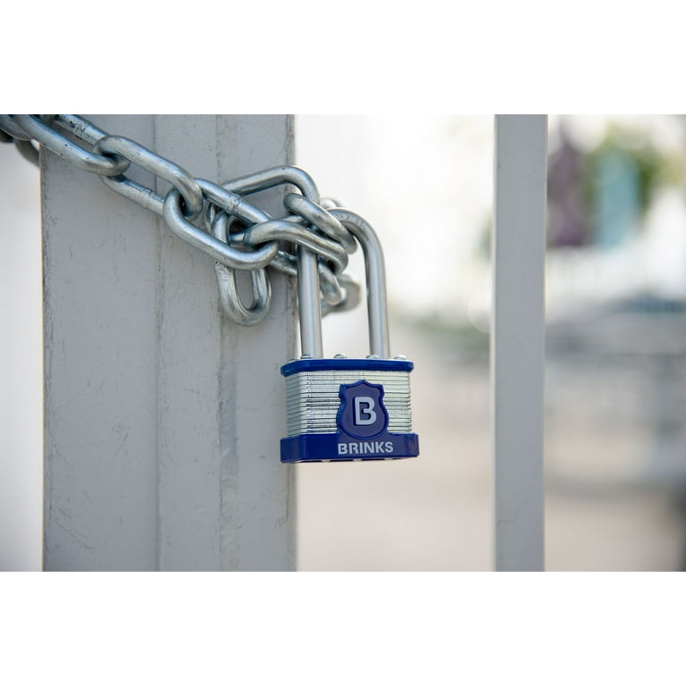 Brinks Laminated Steel 44mm Keyed Padlock with 2in Shackle Brinks Laminated Steel 44mm Keyed Padlock with 2in Shackle