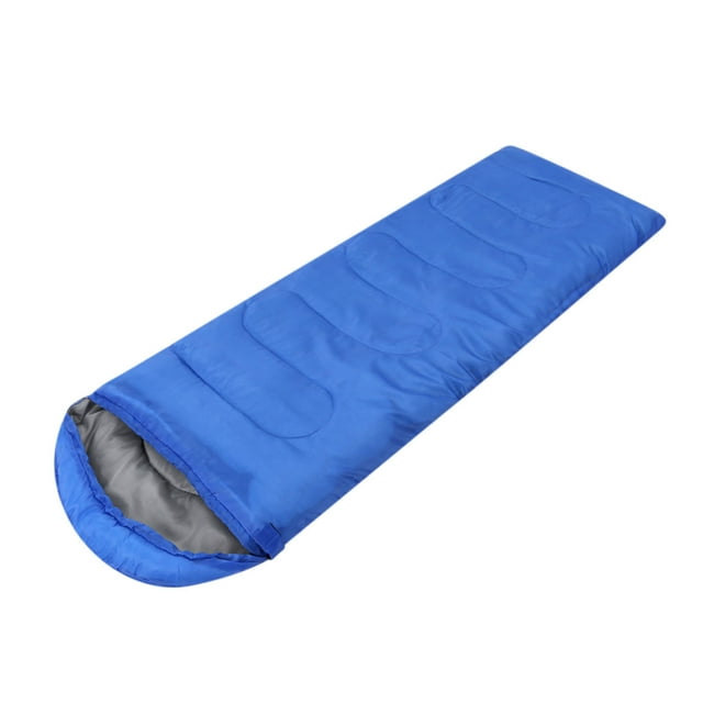 Blue Sleeping Bag For Adults Xl Wide Envelope Style With Hood 700G Fill Camping Sleeping Bag For Backpacking Hiking Warm And Cool Weather Machine Washable Lightweight Portable With Carry B
