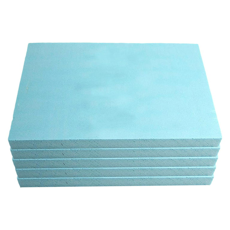 5 Pack Foam Rectangle Blocks for Kids Crafts, Polystyrene Boards