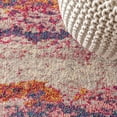 thumbnail image 4 of JONATHAN Y CONTEMPORARY POP 2 x 8 Runner Rug, Modern Abstract Brushstroke - Pink/Cream, CTP102B-28, 4 of 10