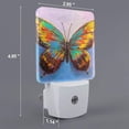 thumbnail image 2 of Goofa Oil Painting Beautiful Butterfly Night Light, Plug-in, Dusk to Dawn Sensor, Warm White, Ambient Lighting, Ideal Kids Adults Nightlight-EU, 2 of 9