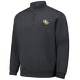 thumbnail image 2 of Men's Heather Charcoal UCF Knights Premium Fleece Quarter-Zip Pullover, 2 of 3