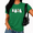 Green, variant on Cozymy Oversized Halloween Ghost T-Shirt for Women