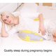 thumbnail image 3 of U-shaped pregnancy pillow, pregnancy pillow for pregnant women, side sleeper, double wedge pillow in cotton, 3 of 5