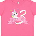 thumbnail image 4 of Inktastic I'm Three Cute Unicorn 3rd Birthday Boys or Girls Toddler T-Shirt, 4 of 5