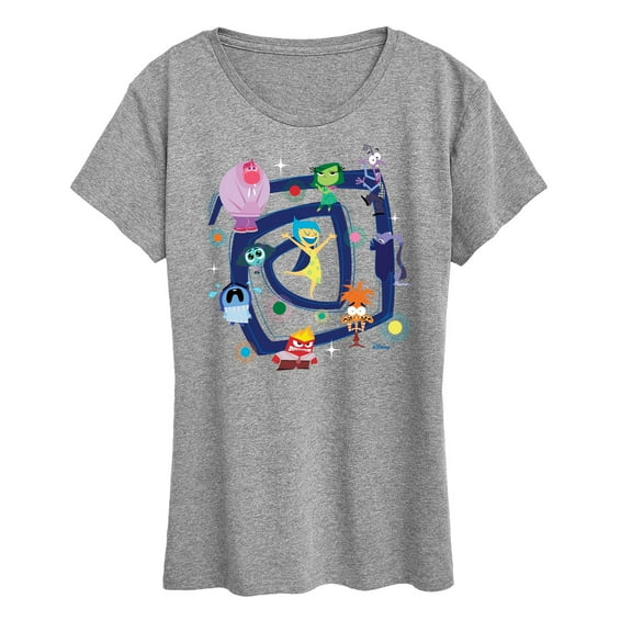 Disney - Inside Out 2 - Inside Out 2 Group  - Women's Short Sleeve Graphic T-Shirt