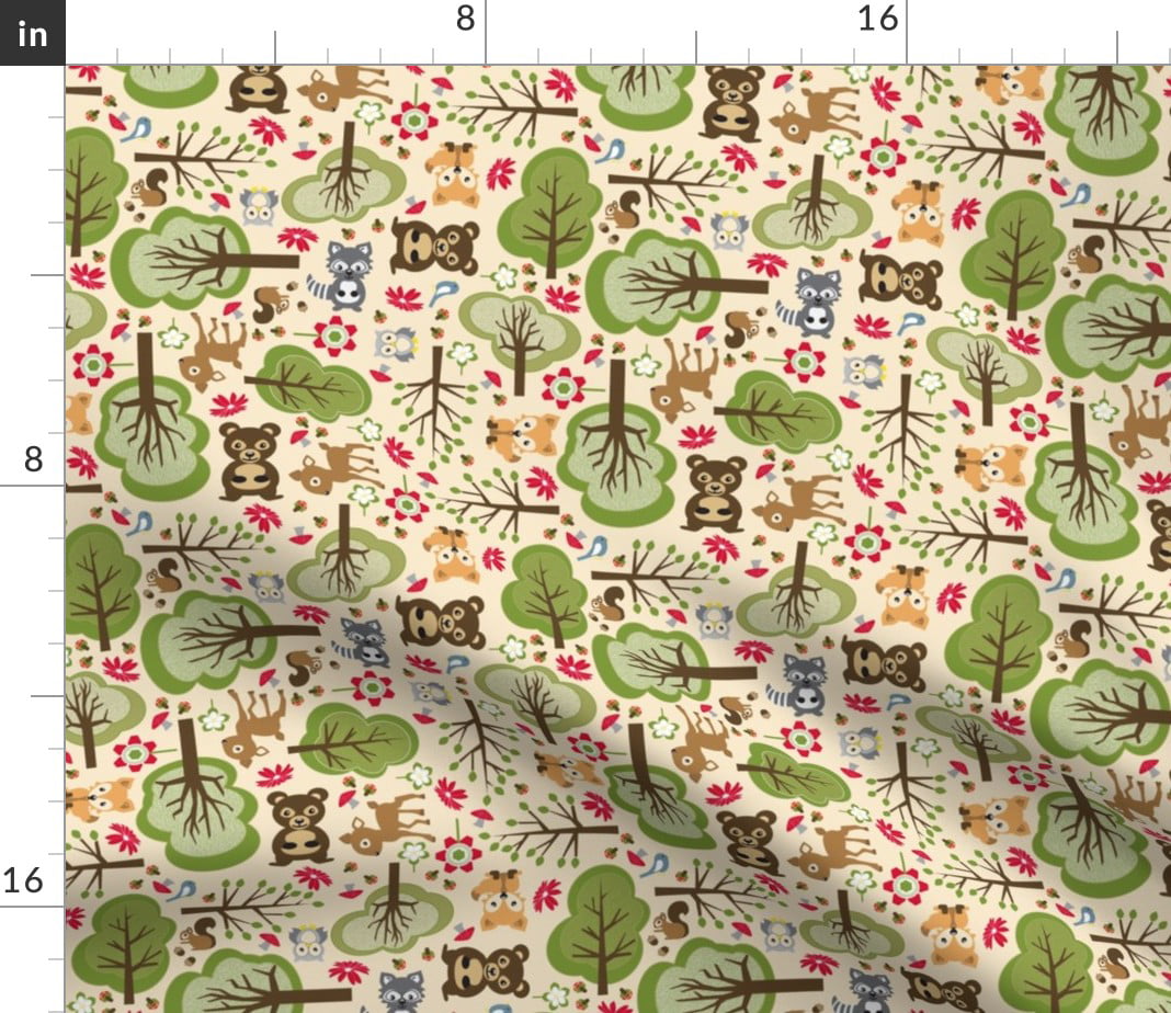 Fabric Freedom Woodland Floral 100% Cotton Fabric FQ Crafting Patchwork Pastel 