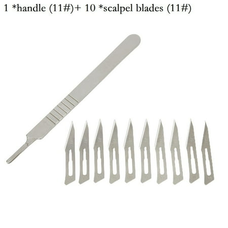 

11Pcs Carbon Steel Utility Blade Scalpel Blade Diy Cutting Hand Tools