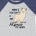 thumbnail image 4 of Inktastic Mimi's You Say Alpaca My Bags Boys or Girls Baby Bodysuit, 4 of 5