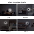 thumbnail image 6 of Transparent Glass Stars LED Night Light with Smart Sensor Plug Into Wall Dusk to Dawn 2 packs, 6 of 7