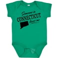 thumbnail image 3 of Inktastic Someone in Connecticut Loves Me Boys or Girls Baby Bodysuit, 3 of 5