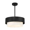 thumbnail image 2 of Matte Black LED Fandelier from the Diana Collection, 2 of 5