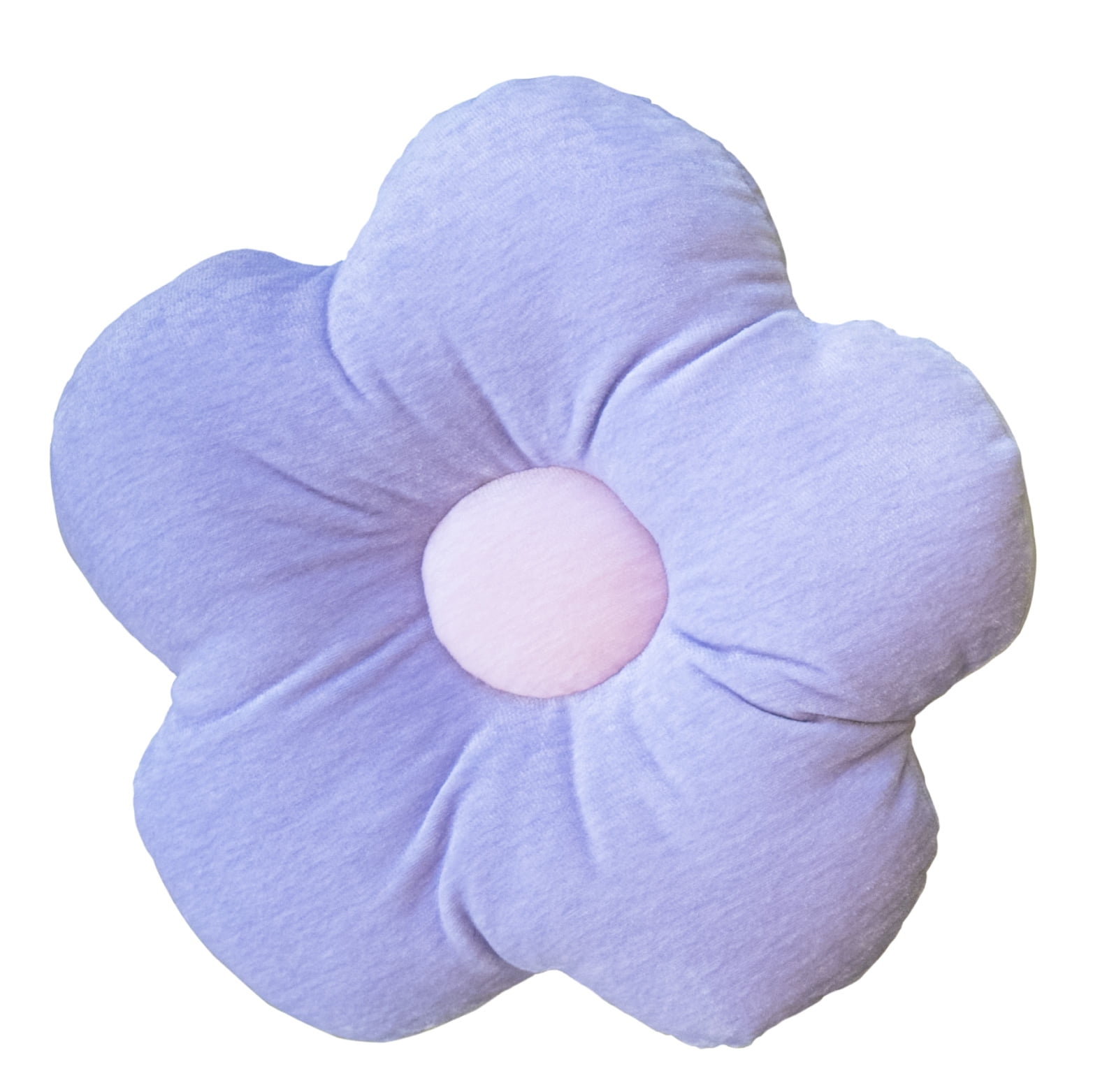 (2 pack) Urban Shop 18" Purple Flower Decorative Pillow, 1 Each