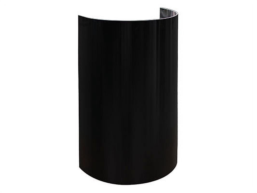 Odyssey ODYSHLD2008BLK Black 20" High Odyshield Uplight Décor Concealer - 8/Pack