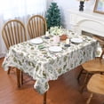 thumbnail image 3 of YIBAGA Spring Tablecloth, Leaves Floral Table Cover Indoor Home Decor, 60 x 60 inch, Polyester, 3 of 6