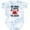 Tie Dye Blue, variant on Inktastic Mimi and Pappy Love Me Boys or Girls Baby Bodysuit