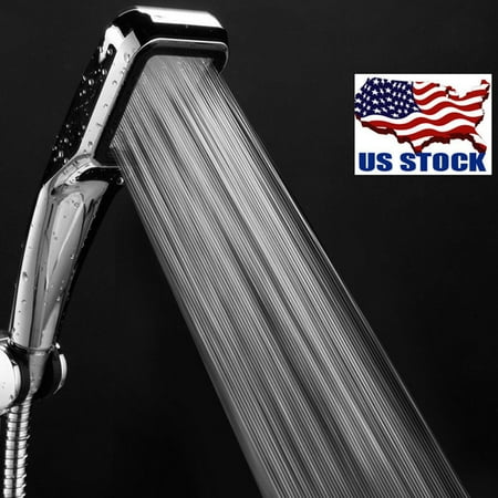 Best High Pressure Shower Head Handheld Chrome Powerful Boosting Water (Best High Flow Handheld Shower Head)