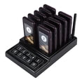 thumbnail image 1 of MeetCA Wireless Pager System 10 Pagers With Keypad Base Black Restaurant Use, 1 of 9