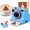 Blue, variant on 3D Printed Latte Art Camera Coffee Printer with 4 Templates