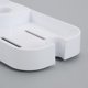 thumbnail image 2 of Estante de almacenamiento para baño sin taladros: ¡plato de ducha ajustable con ganchos y drenaje!, 2 of 10