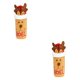 thumbnail image 2 of Funda decorativa Bearachild para botellas de vino Feliz Navidad 2Conjunto, 2 of 6