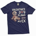 thumbnail image 4 of Funny Valentine's day T-shirt Men's funny ex girlfriend wife plans with my ex tee shirt (Small Black), 4 of 7