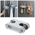 thumbnail image 3 of Broom mount, holder broom gripper rack hanger without drill White, 3 of 8