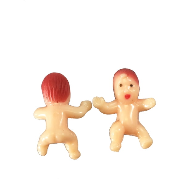 36pcs Mini Plastic Babies For Baby Shower Ice Cube Game Party