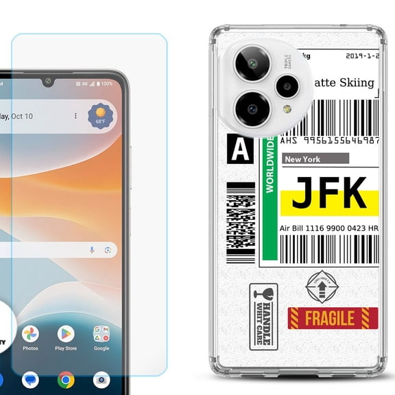 Phone Case for Cricket Icon Pro 2026, with Screen Protector, by OneToughShield - Mail / New York