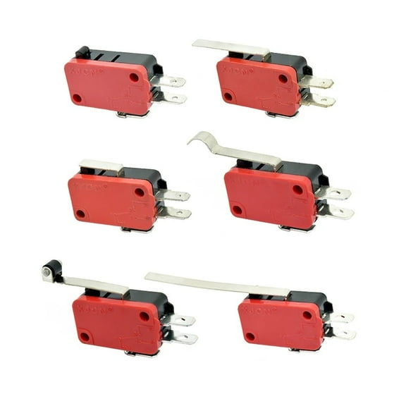 10x Roller Lever Micro Switch Sensor Activated 5A 250VAC Momentary ON/OFF 3-Pin
