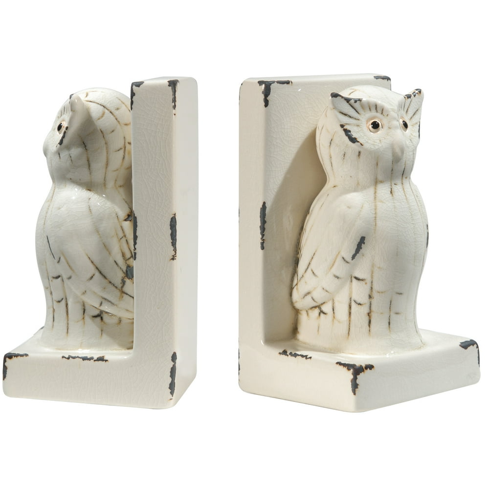 A&B Home Set of 2 Owl Bookends